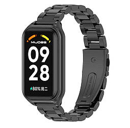 Металевий ремінець Mijobs для фітнес браслета Xiaomi Redmi Smart Band 2 - Black