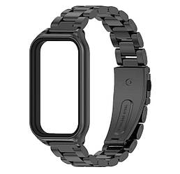Металевий ремінець Mijobs для фітнес браслета Xiaomi Smart Band 9 Active - Black