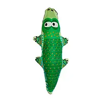 Игрушка для собак из оксфорда. Зеленый крокодил, 26*12 см