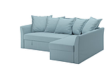 HOLMSUND Кутовий диван з функцією сну Orrsta світло-блакитний 292.282.05, фото 6