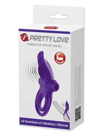 Кільце ерекційне серії Pretty Love "Vibrant penis ring", фото 1