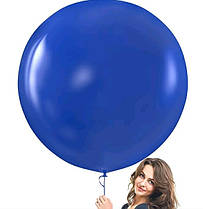 Велика Повітряна Куля Latex Balloon 36 дюймів 90 см Синій (00344)
