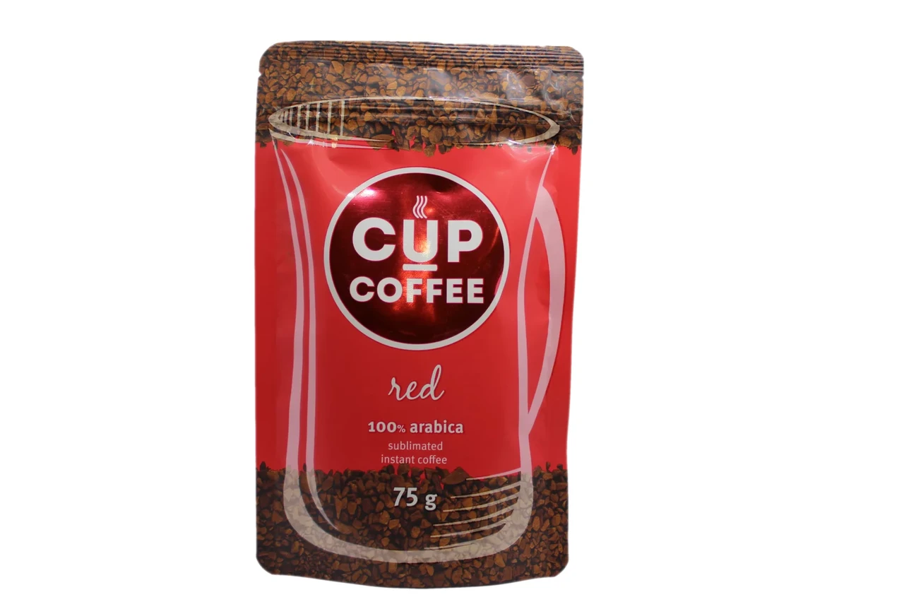 Сублімована розчинна кава Cup Coffee Red 100% арабіка 75 грамів, фото 1