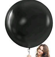 Большой Воздушный Шар Latex Balloon 36 дюймов 90 см Чёрный (00345)