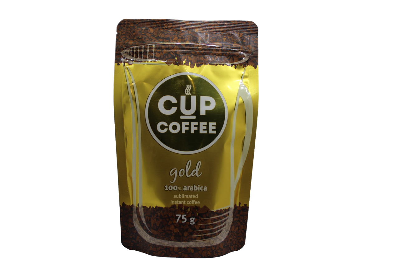 Сублімована розчинна кава Cup Coffee Gold 100% арабіка 75 грамів, фото 1