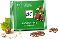 Шоколад молочный с лесным орехом Ritter Sport Nuss-Splitter Германия 100г