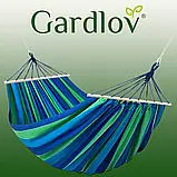 Гамак садовий двомісний великий XXL 260х160 см Gardlov 21078 Польща, фото 4