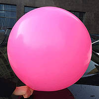 Большой Воздушный Шар Latex Balloon 36 дюймов 90 см Розовый Яркий (00349)
