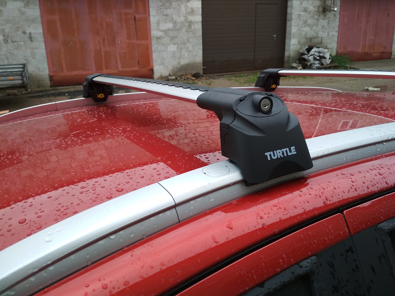 Перемички TURTLE AIR2 поперечки на рейлінги  MAZDA CX-5 17- СІРІ