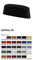 Водоотливной Premium колпачок softline 45мм (ЧОРНЫЙ 9005) Для водоотливных отверстий на окнах. 50 шт