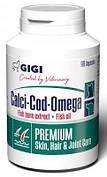 Кальцій Код Омега Calci Cod Omega Gigi вітаміни для кісток суглобів вовни шкіри собак і кішок, 90 капсул