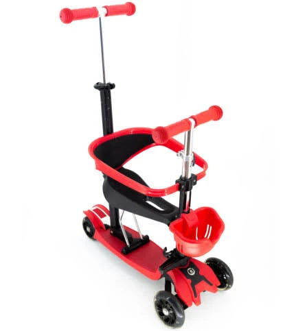 Самокат зі спинкою та бортиком Scooter Pro, фото 1