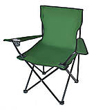 Складане туристичне рибальське крісло з підстаканником зелене Malatec, фото 6