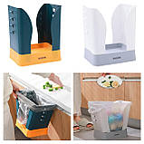 Універсальне підлогове відро для сміття з розсувним тримачем і кріпленням для сміттєвих пакетів, 4-8 літрів,, фото 5