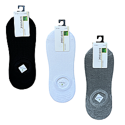 Підслідники чоловічі "Корона" бамбук. Сітка, з силіконом. 41-44р. (AY158-1)