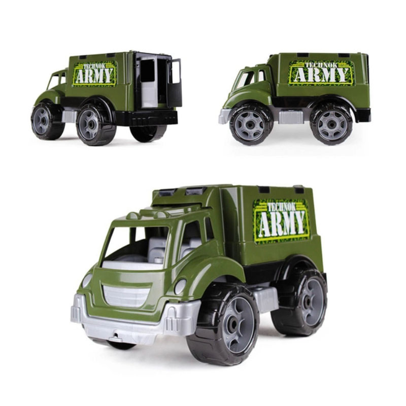 Дитяча військова машинка Титан 5965 ТЕХНОК військовий автомобіль іграшка для хлопчиків військовий транспорт вантажівка