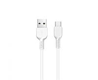 Кабель Hoco X13 USB to Type-C 1m белый