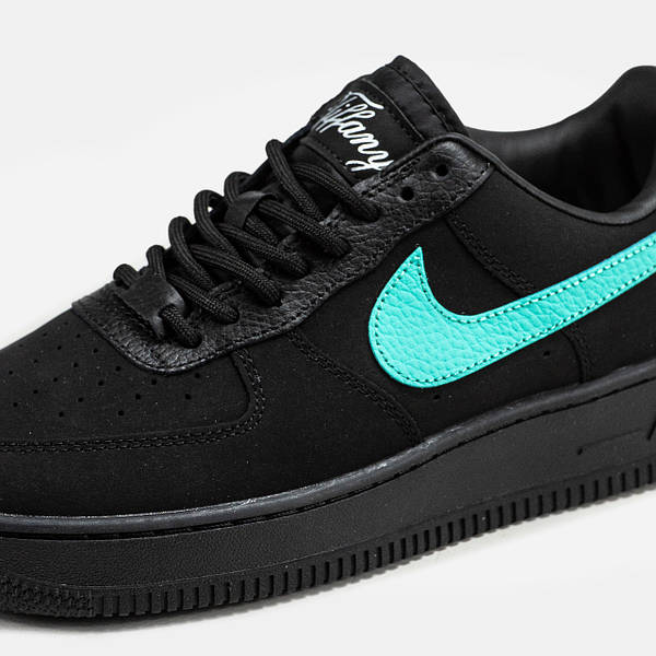 Nike air force 1 black and turquoise hotsell