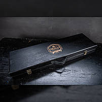 Шампури подарункові набір бокс для пікніка гриля та барбекю Оригінальні Віп подарунки на день народження татові, хлопцю,, фото 3