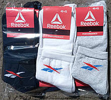 Шкарпетки середні чоловічі REEBOK бавовна р-ри 40-45 (1уп-12 пар) колір мікс
