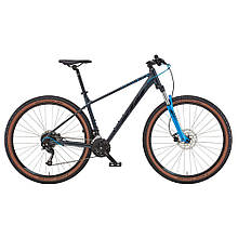 Велосипед KTM CHICAGO 271 27.5" рама S/38 сірий (чорно-синій) 2022/2023