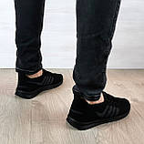 Кросівки чоловічі чорні сітка, фото 9