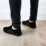 Кросівки чоловічі чорні сітка, фото 10