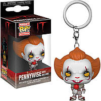 Брелок Funko Pop: Horror It Pennywise with Balloon Коллекционная фигурка, многоцветный