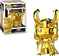 Multicolor Коллекционная фигурка Funko Pop Marvel: Marvel Studios 10 Loki (Gold Chrome), многоцветная