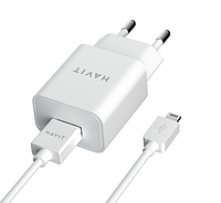 Зарядное устройство HAVIT HV-ST112 USB с кабелем Lightning