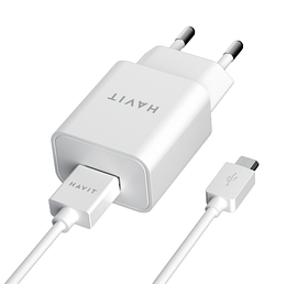 Зарядний пристрій HAVIT HV-ST111 USB з кабелем Micro USB