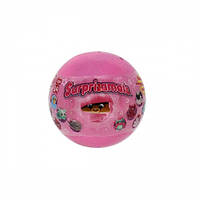 Мягкая игрушка-сюрприз в шаре SURPRIZAMALS темно-розовый