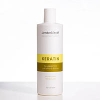 Шампунь безсульфатний Keratin для ламкого волосся Jerden Proff 400 мл(р)