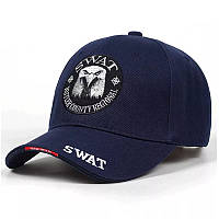 Кепка Бейсболка SWAT (Police, FBI) с изогнутым козырьком 2, Унисекс WUKE One size Синий