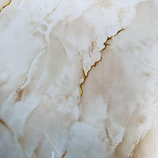 Клейонка з малюнком мармур бежевий , ширина 60 см, фото 2