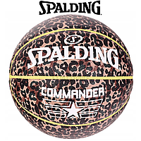 М'яч баскетбольний спортивний ігровий м'яч для баскетболу Spalding Commander In/Out Ball, розмір №7