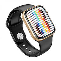 Прямоугольные мужские смарт часы с цветным дисплеем и защитой ip67 | Borofone BD1 (чёрный)
