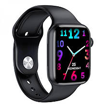 Чоловічий розумний смарт годинник (прямокутний) з кольоровим екраном, крокоміром | Hoco Y5 Pro (чорний)