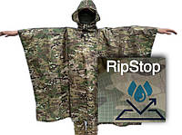 RipStop WaterProof плащ пончо дощовик мультикам, дождевик