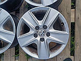 Металеві диски 5.112 R15 6J ET50 DIA57.1 VOLKSWAGEN BORA/CADDY/GOLF/TOURAN, фото 6
