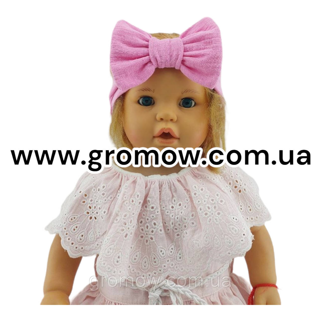 Оптом косинки дитячі 48-54 розмір пов'язка дитяча головні убори для дівчаток пов'язки (ОК49), фото 1