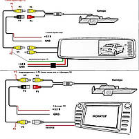 Монітор для камери заднього виду та камера A 101 для паркування система заднього виду монітор DS 4.3 з камерою, фото 3