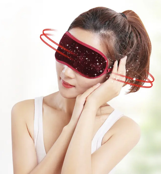 Турмалиновая маска для глаз с турмалином, магнитами и биофотонами