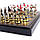 Настільна гра 3 в 1 шашки шашки нарди Наполеон у дерев'яному футлярі 36x36x4 см Italfama 670450, фото 10
