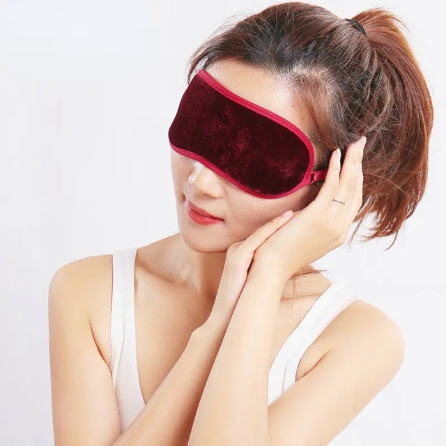 Турмалиновая маска для глаз с турмалином, магнитами и биофотонами