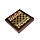 Подарункові шахи ручна робота в дерев'яному футлярі коричневі 26х26 см Manopoulos 670457, фото 2