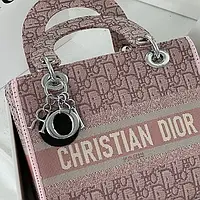 Сумка женская Christian Dior Lady D-Lite Pink Total