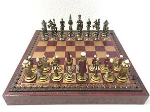 Ексклюзивні шахи ручна робота в подарунковому футлярі 28x28 см Italfama 670449