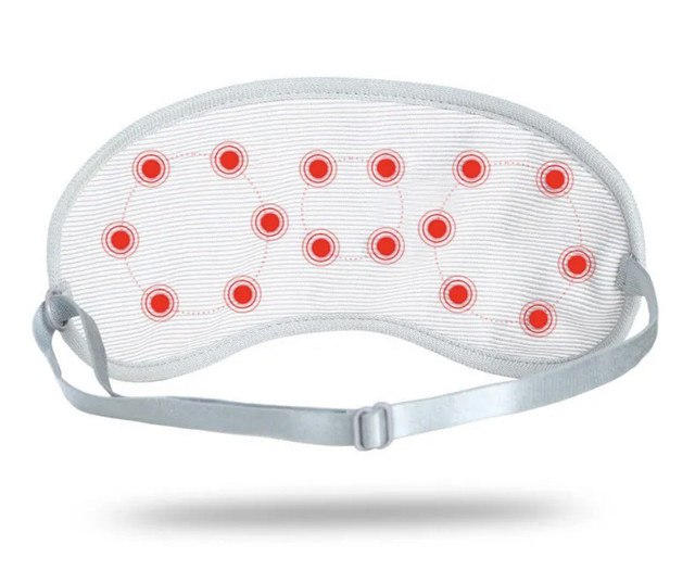 Турмалиновая маска для глаз с ионами серебра, магнитами и биофотонами