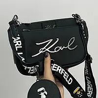 Сумка женская Karl Lagerfeld Pochette Metall Black